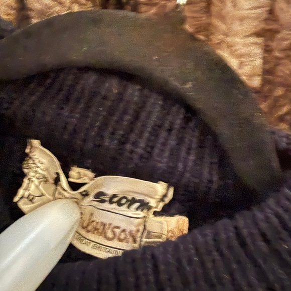 Peter Storm 100% wool made in England Dark Blue Knit Sweater navy - Picture 5 of 5